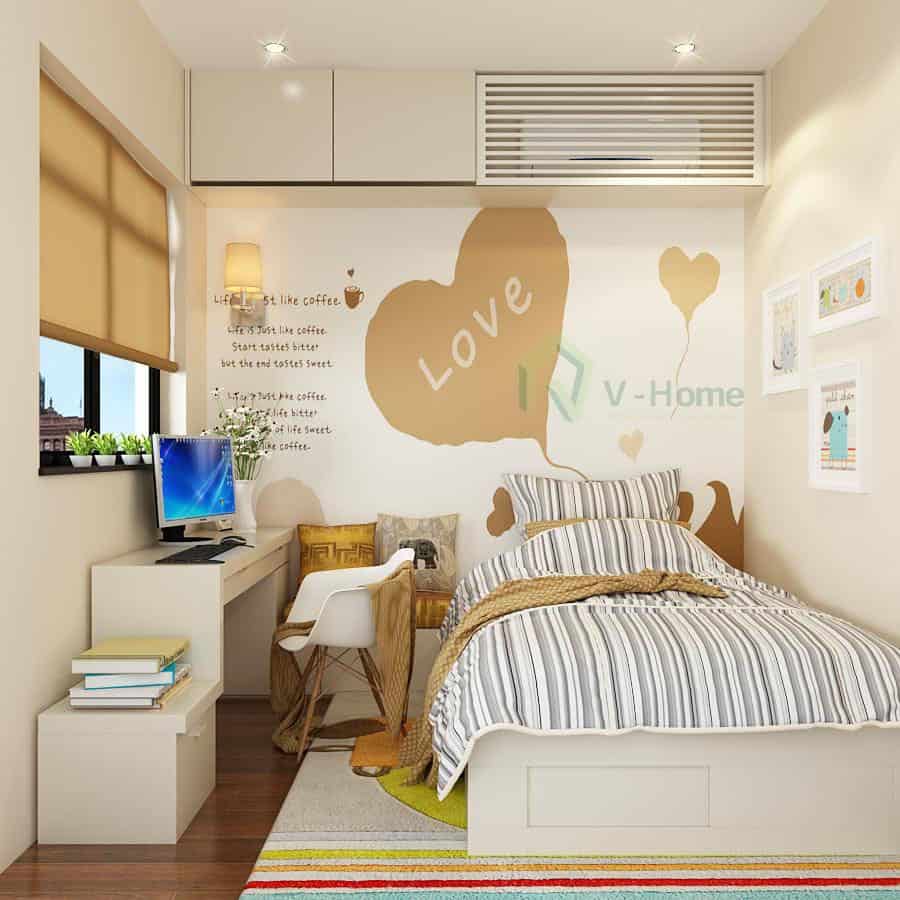 Những ý tưởng tuyệt vời cho phòng ngủ nhỏ hẹp