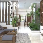 Phong thủy vách ngăn phòng khách và những điều cần biết