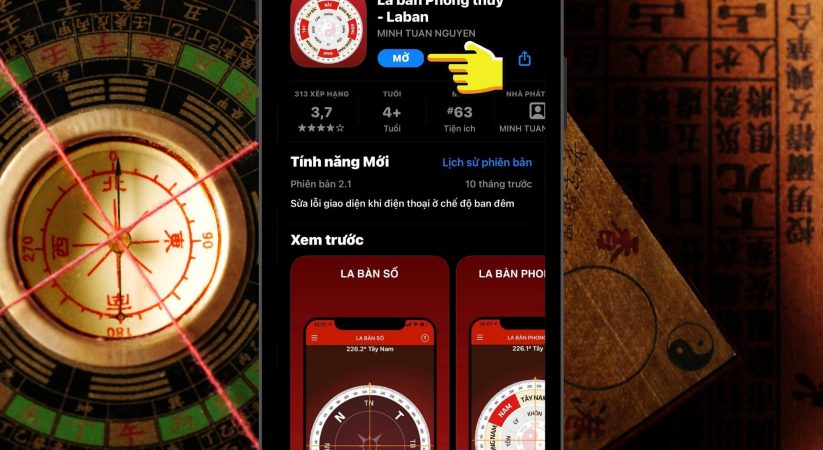 Hướng dẫn cách xem la bàn phong thuỷ trên smartphone chính xác nhất